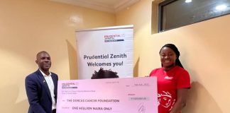 Prudential Zenith Life Donates N1m to Support Children Fighting Cancer at LUTH