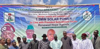 REA performs groundbreaking of 1.5MW interconnected mini-grid in Plateau